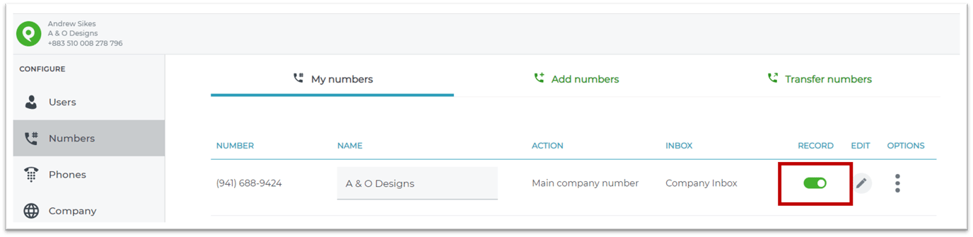 mi phone call recording setting